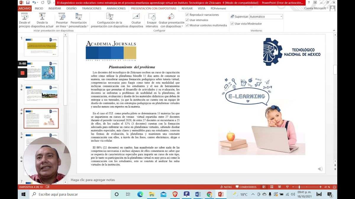 HID190 - El Diagnóstico Socio-Educativo como Estrategia en el Proceso Enseñanza- Aprendizaje Virt…