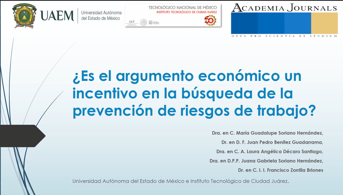 F022 - ¿Es el argumento económico un incentivo en la búsqueda de la prevención de riesgos de tr…