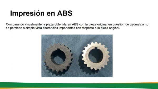 CHM166 - Análisis de Proceso de Manufactura Aditiva Usando PLA y ABS como Alternativa para la Fabr…