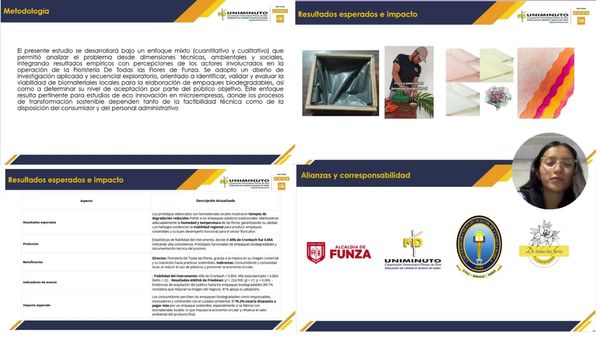 INT116- Empaques biodegradables con biomateriales locales en la Floristería “De Todas las Flores…