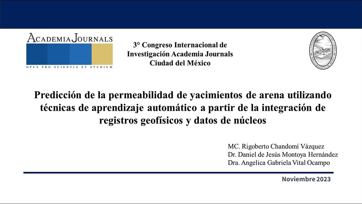 CDX149 - Predicción de la Permeabilidad de Yacimientos de Arena Utilizando Técnicas de Aprendiza…