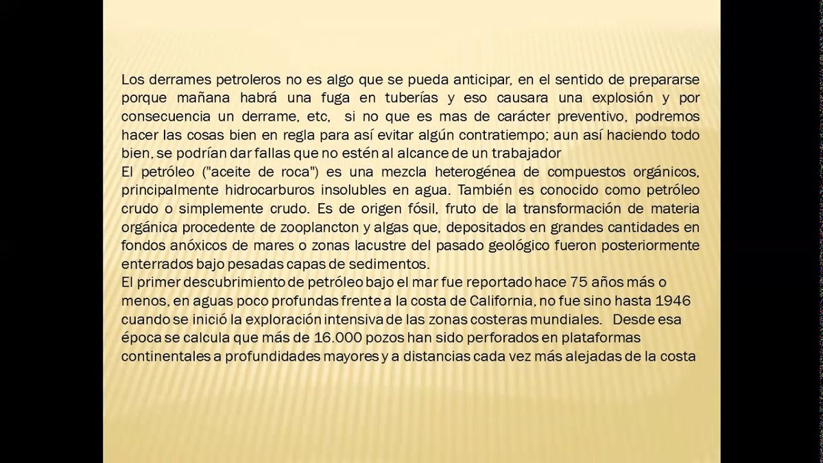 CCC-617 - CAUSAS DE DERRAMES PETROLEROS EN PLATAFORMAS SEMISUMERGIBLES EN EL GOLFO DE MÉXICO