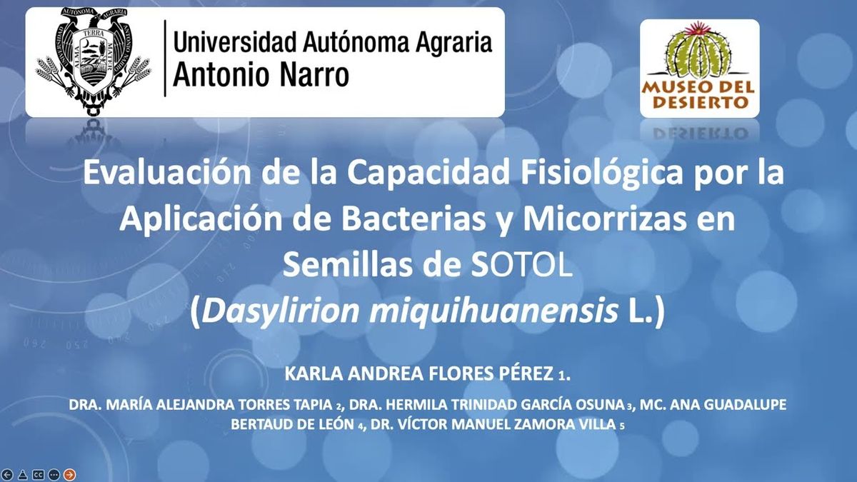 MOR336 - Evaluación de la Capacidad Fisiológica por la Aplicación de Bacterias y Micorrizas en S…