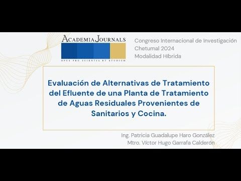 CTM121 - Evaluación de Alternativas de Tratamiento del Efluente de una Planta de Tratamiento de Ag…