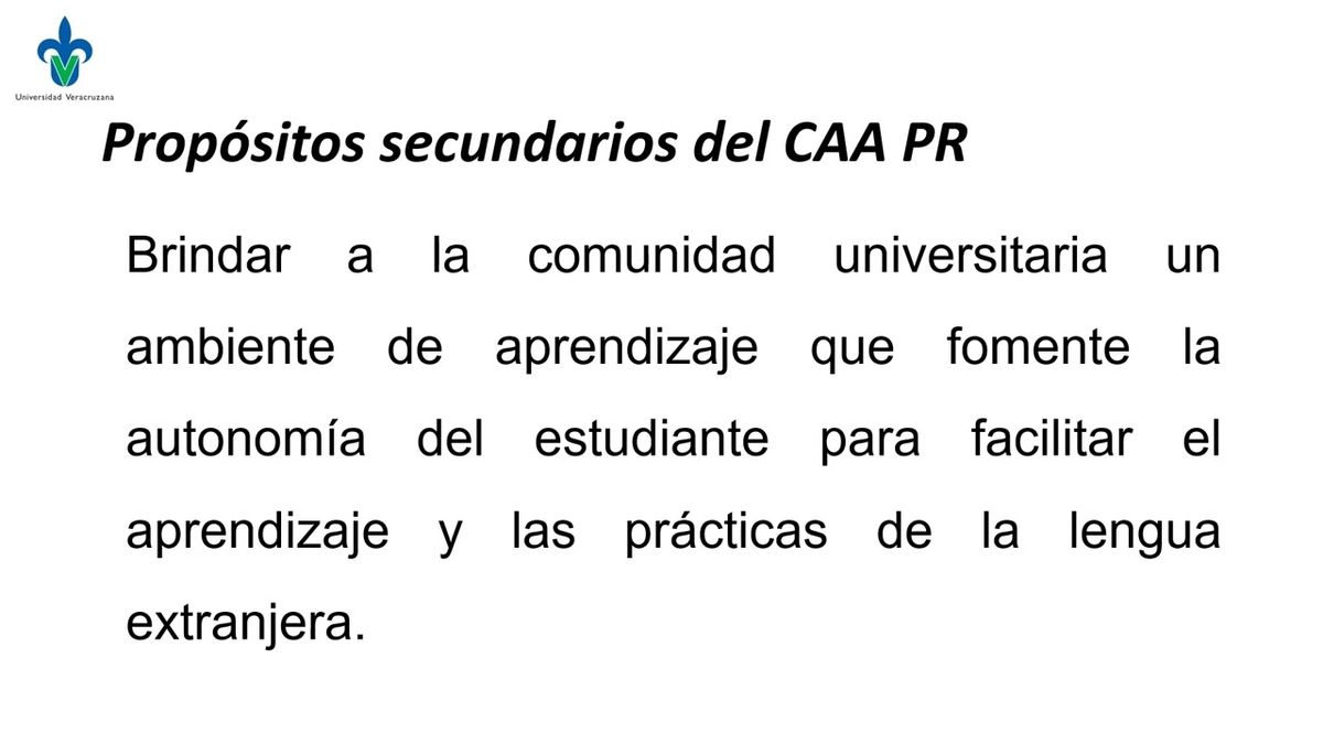 ITP213 - Proyecto de Mejora del Centro de Autoacceso Poza Rica de la Universidad Veracruzana