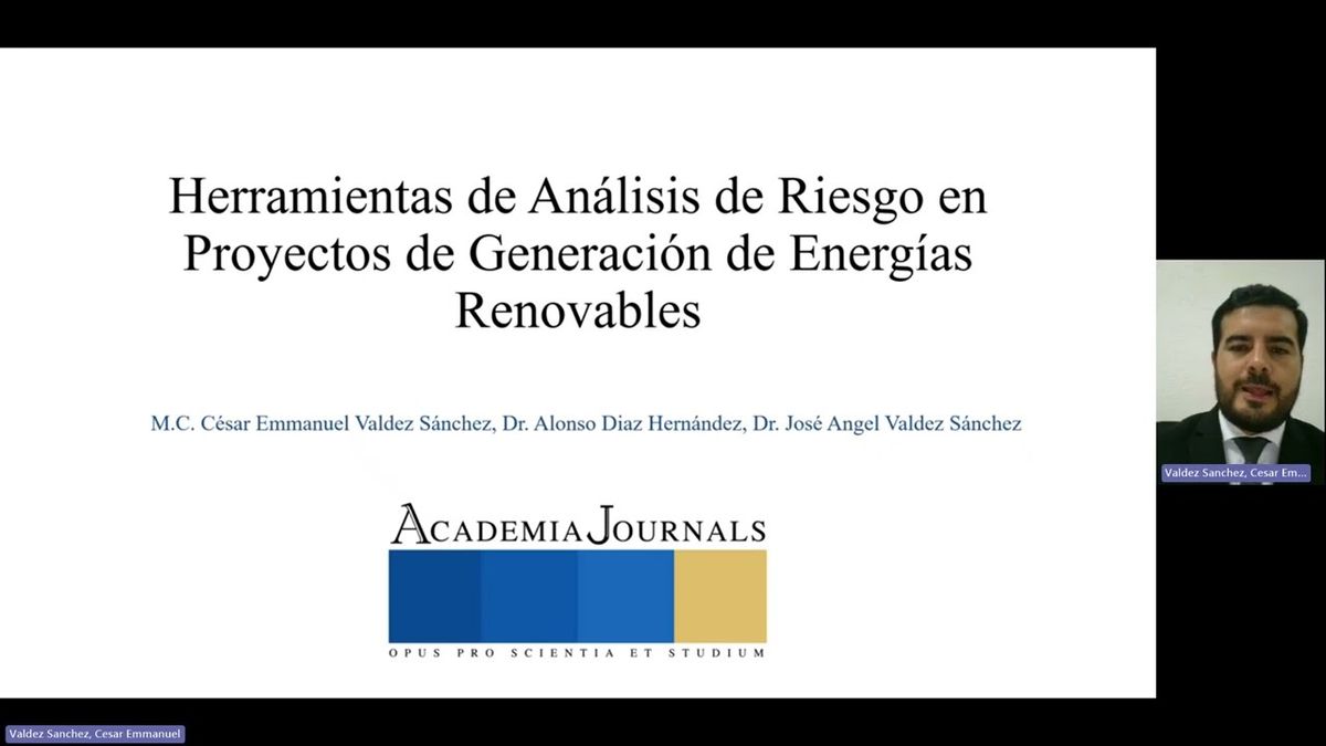 CYA075 - Herramientas de Análisis de Riesgo en Proyectos de Generación de Energías Renovables