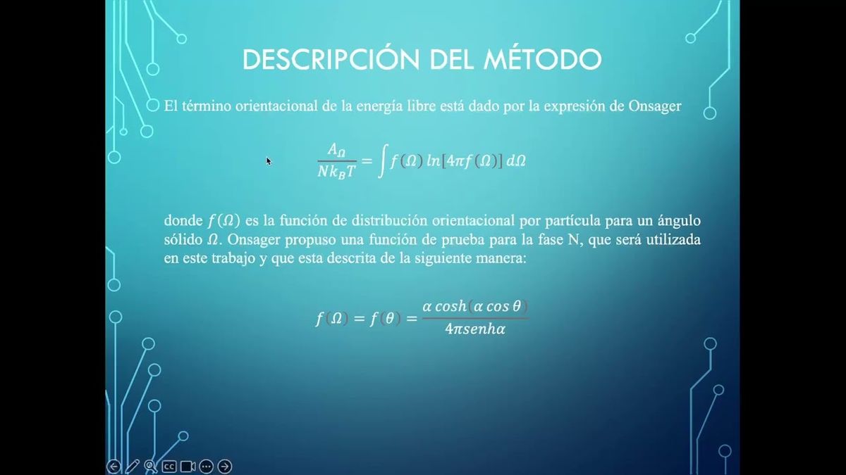 HLG040 - Predicción del Comportamiento Densidad-Presión-Temperatura del Cristal Líquido MBBA en …