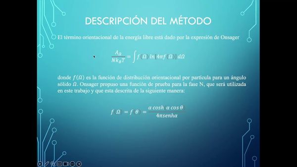 HLG040 - Predicción del Comportamiento Densidad-Presión-Temperatura del Cristal Líquido MBBA en …
