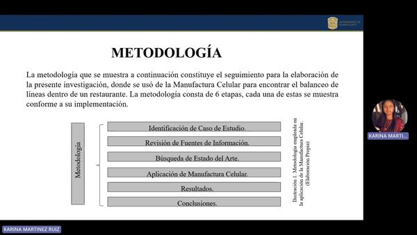 MLA176 - Desarrollo de la Manufactura Celular dentro de una Pyme del Sector Restaurantero Dentro d…