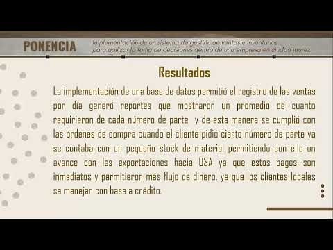 MEX115 - Implementación de un Sistema de Gestión de Ventas e Inventarios para Agilizar la Toma de…