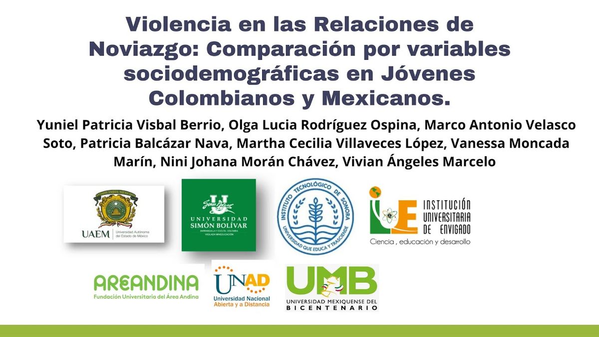 HID138 - Violencia en las Relaciones de Noviazgo: Comparación por Variables Sociodemográficas en …