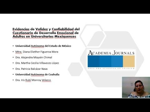 MOR236 - Evidencias de Validez y Confiabilidad del Cuestionario de Desarrollo Emocional de Adultos …