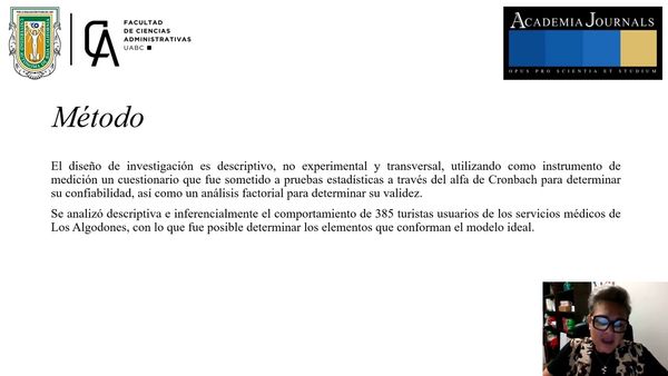 CHM274 - Propuesta de Modelo de Proceso de Comportamiento del Usuario Turístico Médico para incr…