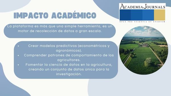 ZTP167 - Impacto de una plataforma digital para la comunicación agrícola.