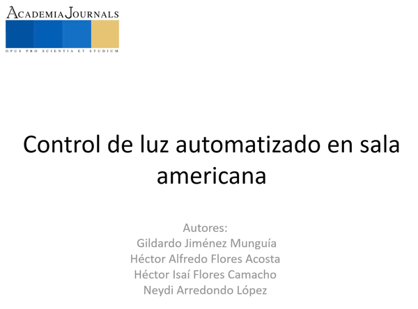 ZTP004 - Control de luz automatizado en sala americana