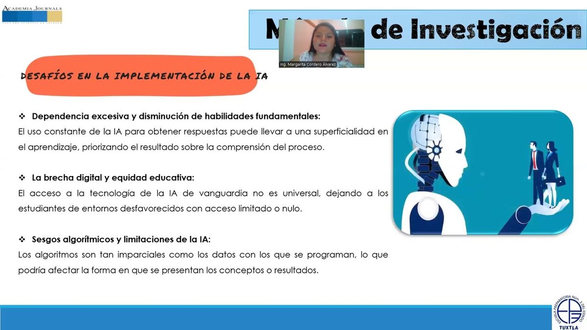 PUE089 - La dualidad de la Inteligencia Artificial en el Desarrollo Académico Matemático: Benefic…