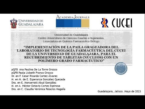 CHM263 - Implementación de la Paila Grageadora del Laboratorio de Tecnología Farmacéutica del C…