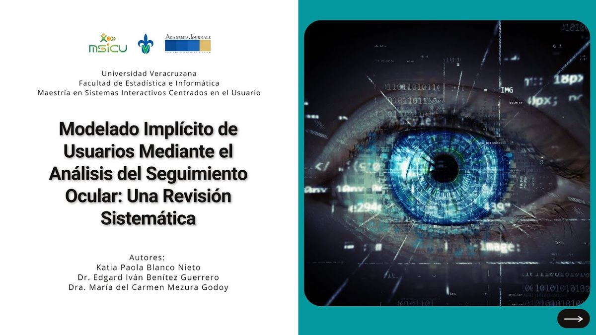 MOR344 - Modelado Implícito de Usuarios Mediante el Análisis del Seguimiento Ocular: Una Revisió…