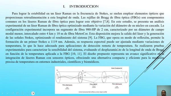 CHM062 - Optimización de Láser Raman de fibra Óptica para Sensado Térmico Preciso a 1119-nm