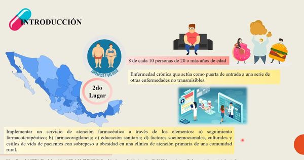 PUE146 - Implementación de un Servicio de Atención Farmacéutica en Pacientes con Sobrepeso u Obe…