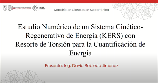 MTY090 - Estudio Numérico de un Sistema Cinético-Regenerativo de Energía (KERS) con Resorte de …