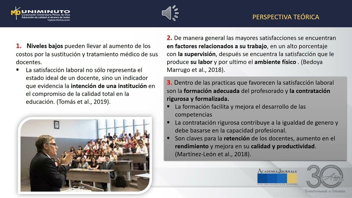 HHH151 - Satisfacción Laboral de Docentes Universitarios por Trabajo en Casa Derivado de la Pande…