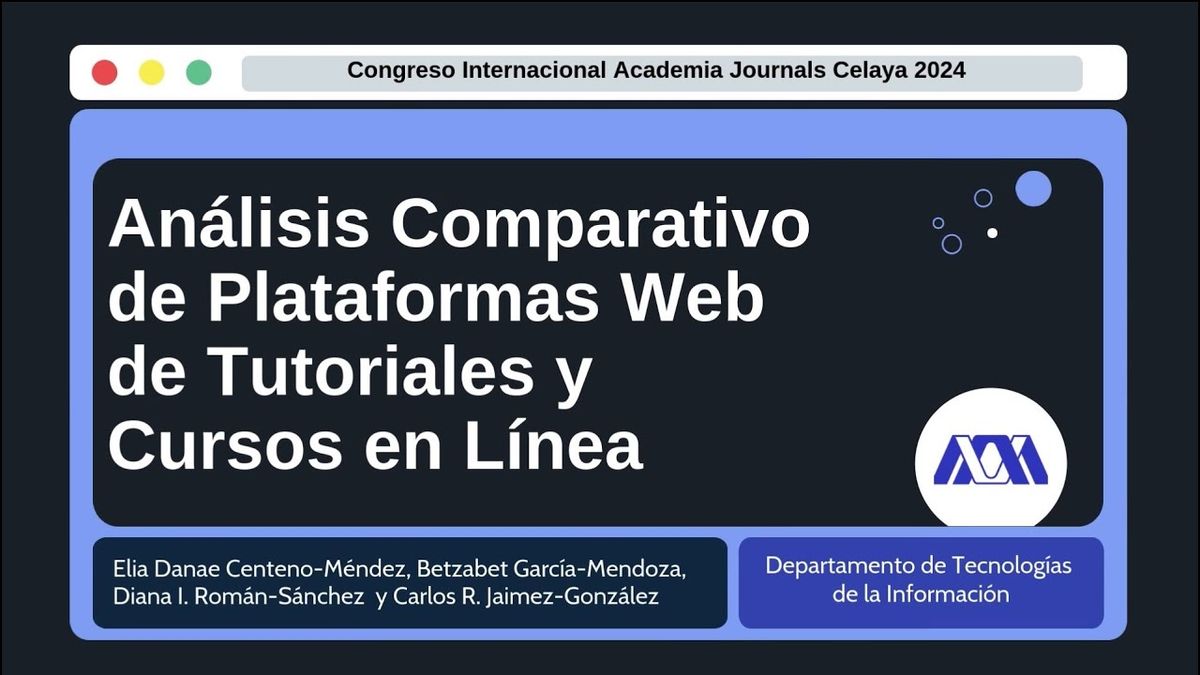 CLY004 - Análisis Comparativo de Plataformas Web de Tutoriales y Cursos en Línea