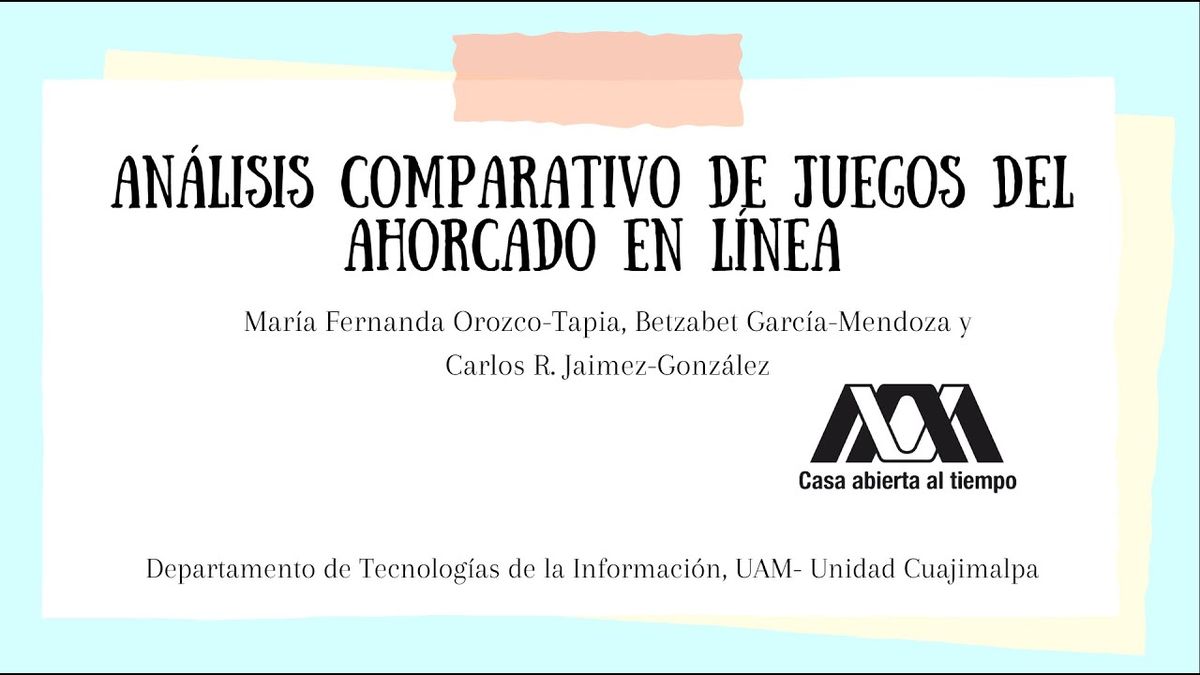 HLG123 - Análisis Comparativo de Juegos del Ahorcado en Línea