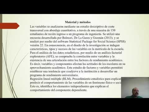 H474 - MODELO DE REGRESIÓN LINEAL MÚLTIPLE PARA DETERMINAR LOS FACTORES PSICOSOCIALES ASOCIADOS A…
