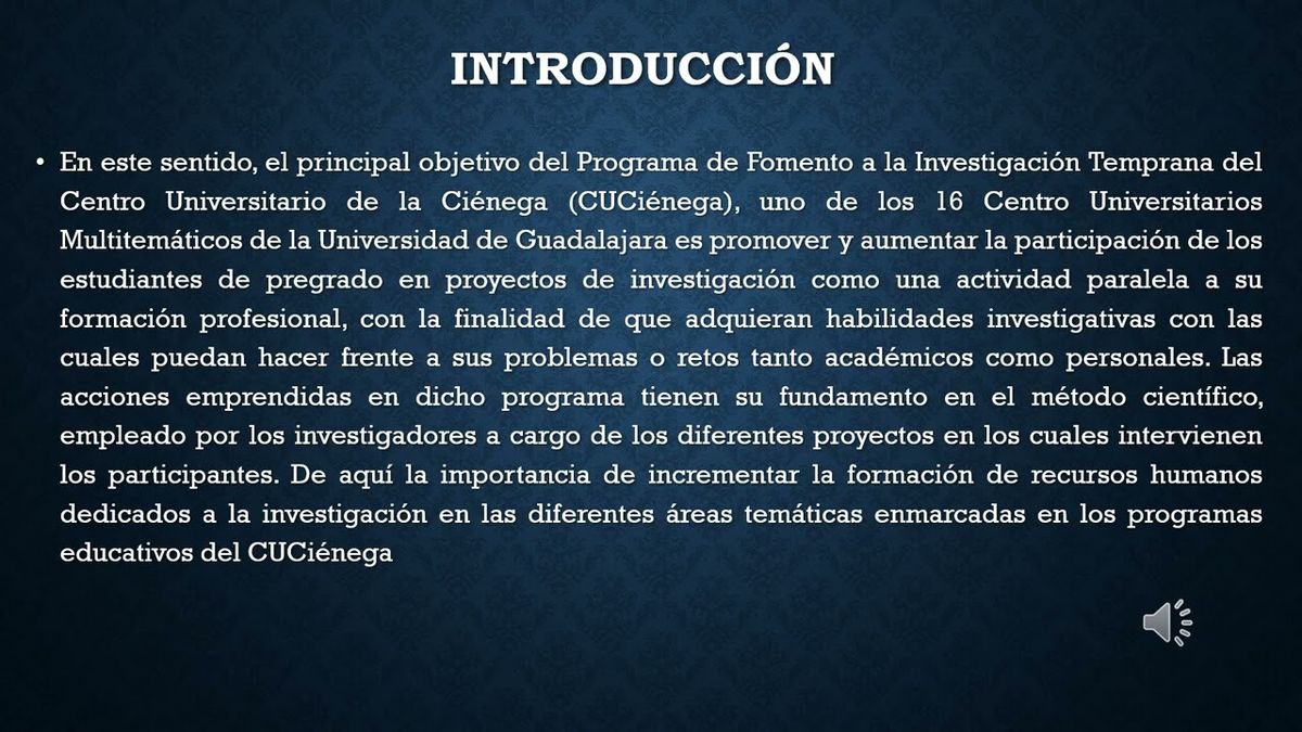 IEU039 - Los Programas de Fomento a la Investigación Temprana en la educación superior