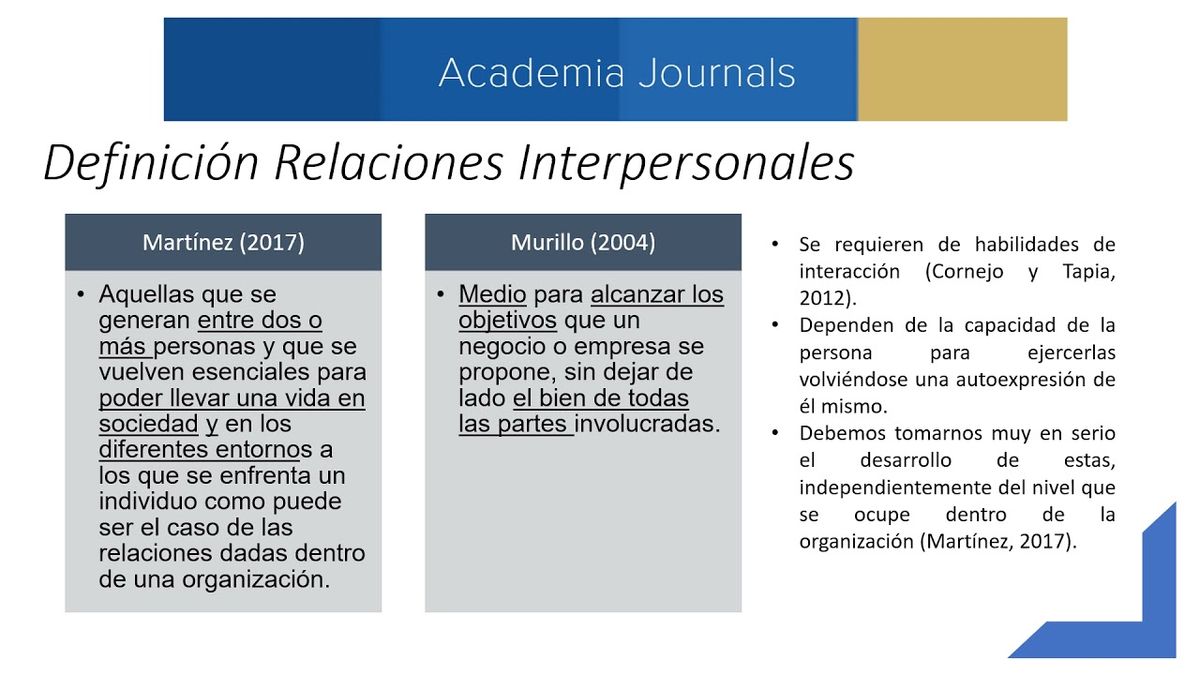 CLY136 - Las Relaciones Interpersonales y su Complejidad en el Mundo de los Negocios