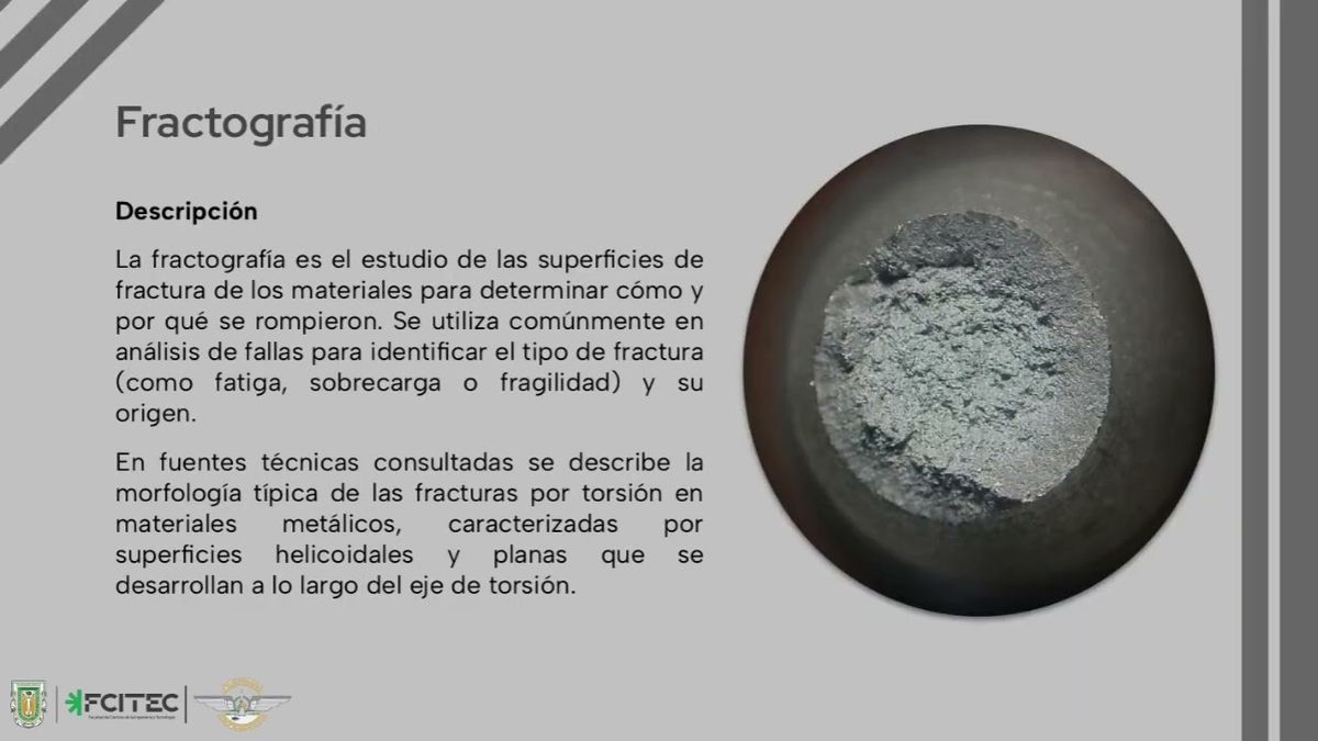 CHM124 - Caracterización y Análisis de Falla de un Husillo de Prensa de Banco