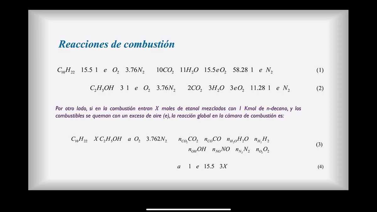 CLY031 - Análisis Exergético del empleo de Mezclas Queroseno-Etanol en Ciclos de Turbinas de Gas