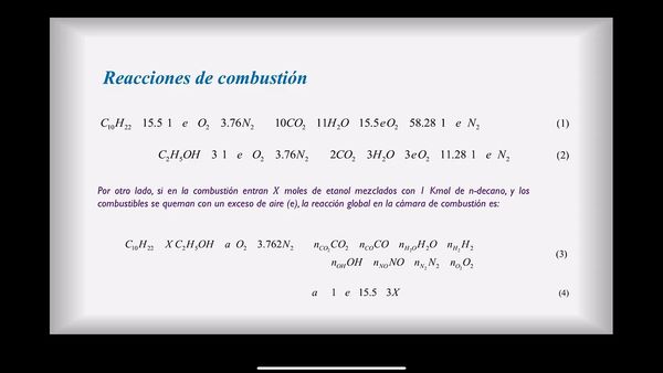 CLY031 - Análisis Exergético del empleo de Mezclas Queroseno-Etanol en Ciclos de Turbinas de Gas