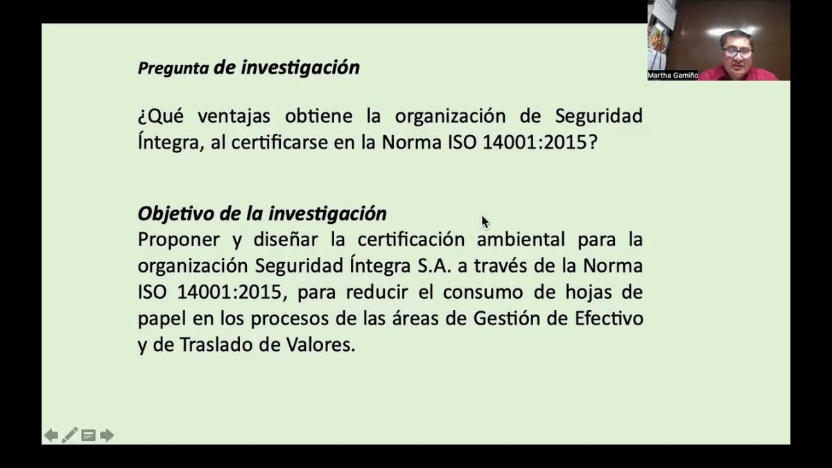 FRE103 - Propuesta para Obtener la Certificación Ambiental en una Empresa de Seguridad de Efectiv…