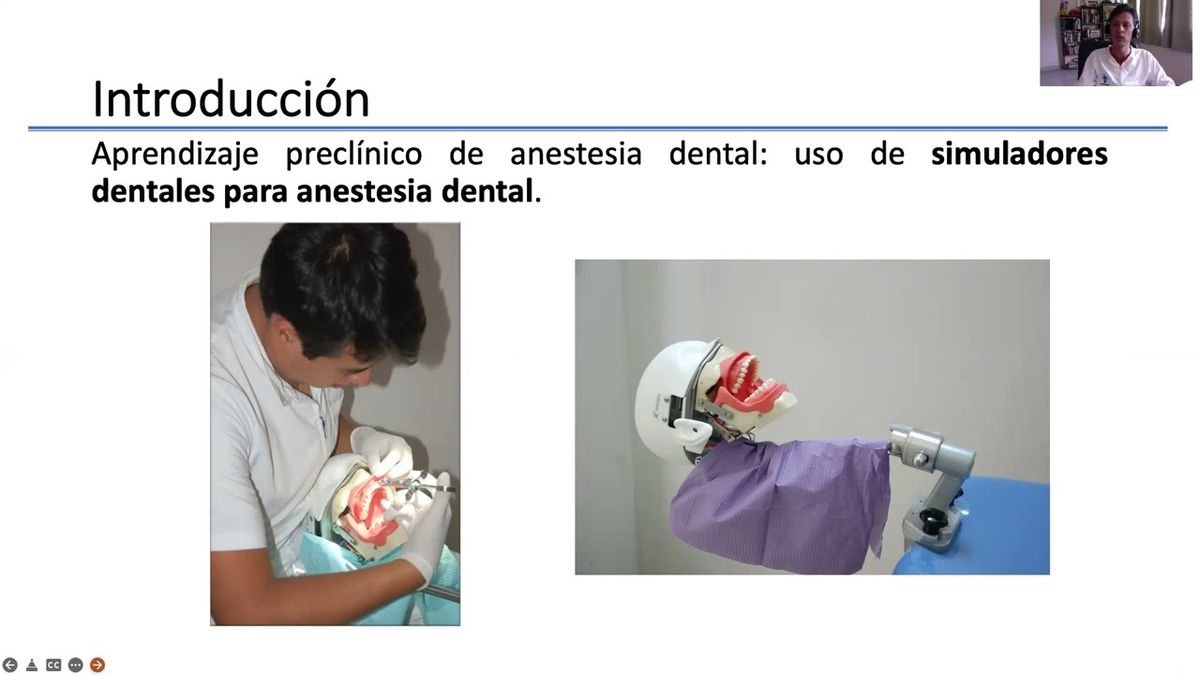 MOR126 - Evaluación de un Simulador Dental para Aprendizaje en Línea de Anestesia Dental