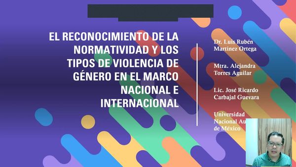 ZTP053 - El Reconocimiento de la Normatividad y los Tipos de Violencia de Género en el marco Nacio…