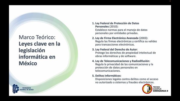 HDG267 - Desafíos Actuales y Futuros: El Panorama de la Legislación Informática en México
