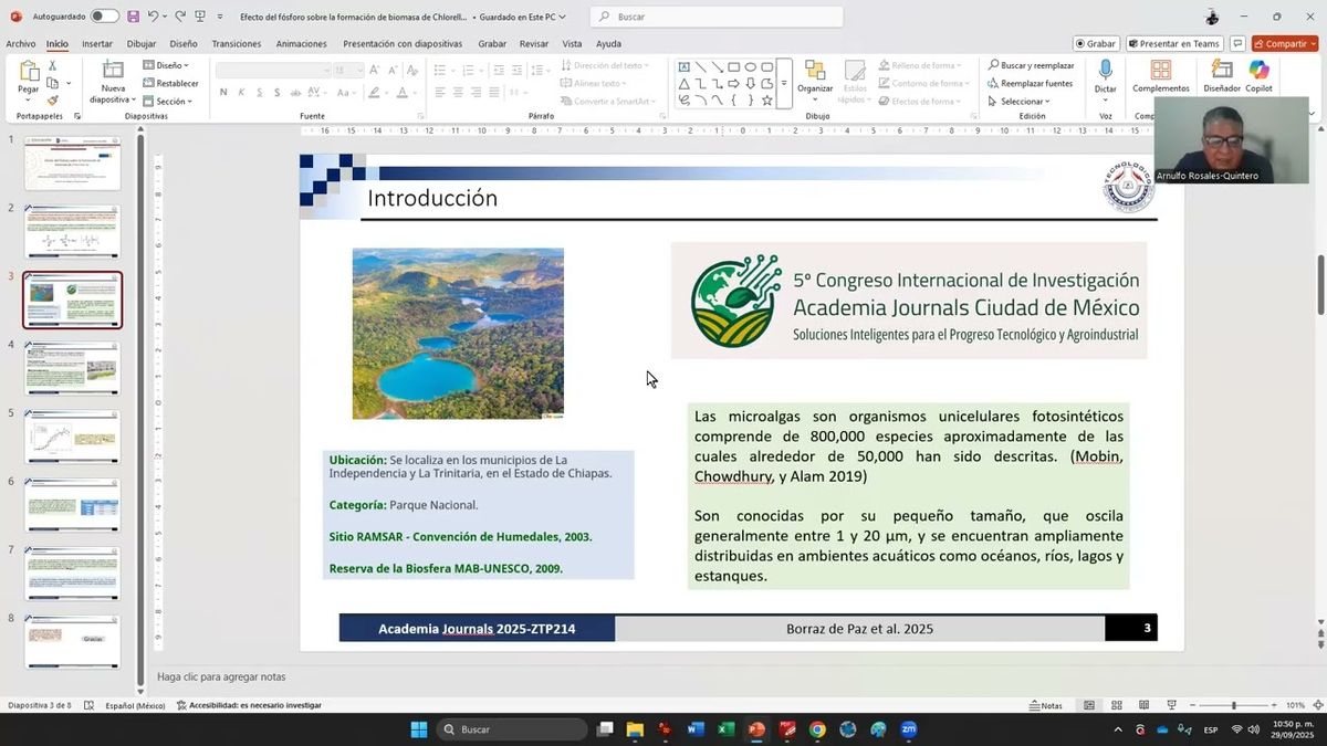 ZTP214 - Efecto del fósforo sobre la formación de biomasa de Chlorella sp.