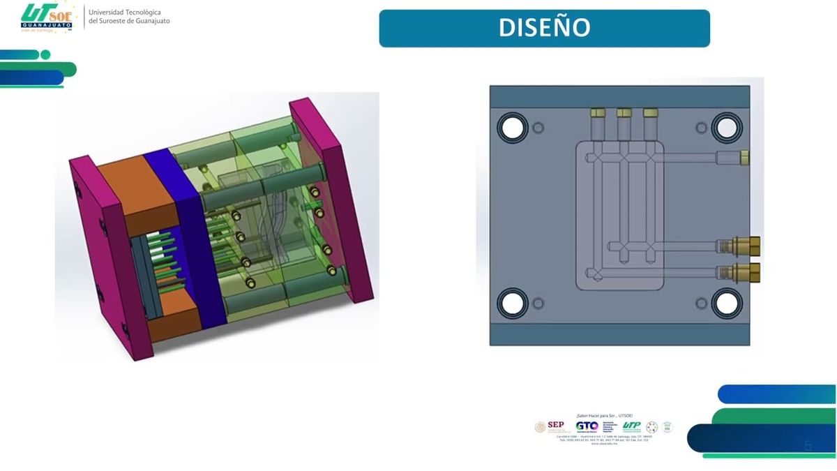 CMX166 - Diseño y simulación de operación para un molde de inyección de plástico