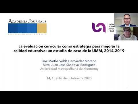 H074 - LA EVALUACIÓN CURRICULAR COMO ESTRATEGIA PARA MEJORAR LA CALIDAD EDUCATIVA: UN ESTUDIO DE C…