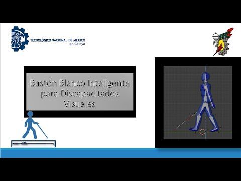 CCC-223 - BASTÓN BLANCO INTELIGENTE PARA DISCAPACITADOS VISUALES