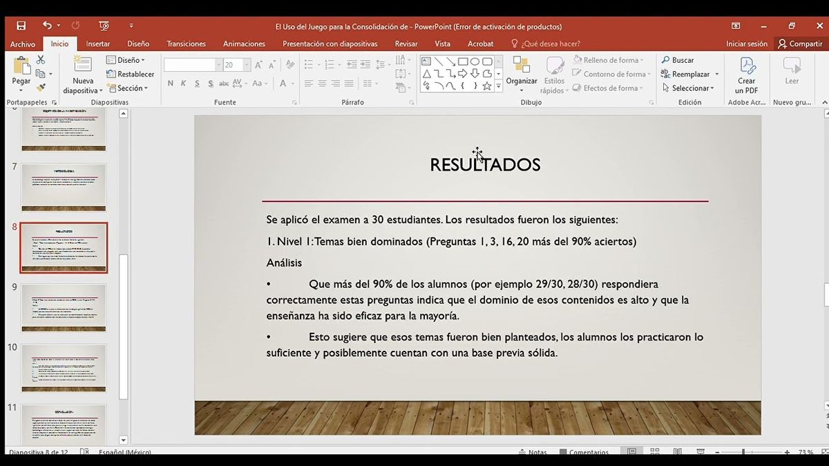 MED316 - Nivel de Dominio de Operaciones Básicas en el Ingreso a la Licenciatura en Educación Pri…