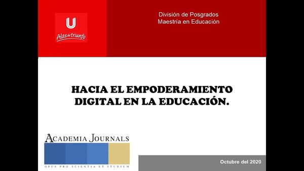 H270 - HACIA EL EMPODERAMIENTO DIGITAL EN LA EDUCACIÓN