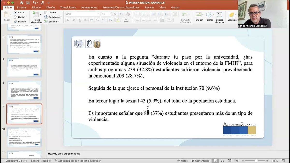 CHS022 - Violencia de Género: Experiencias entre Estudiantes de la Facultad de Medicina Humana-CII…