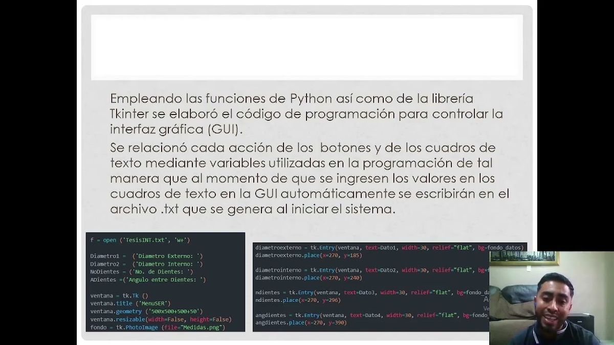 MLA151 - Control de Dimensiones de un Sólido en SolidWorks Mediante una Interfaz Gráfica Program…