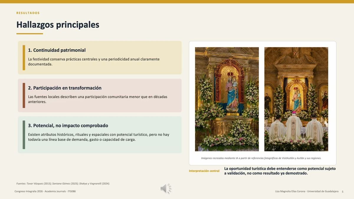 ITG086- Propuesta Introductoria para el Desarrollo del Turismo Sostenible en Autlán a partir de la…