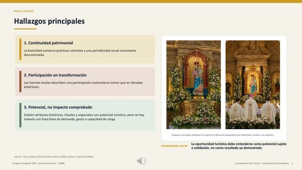 ITG086- Propuesta Introductoria para el Desarrollo del Turismo Sostenible en Autlán a partir de la…