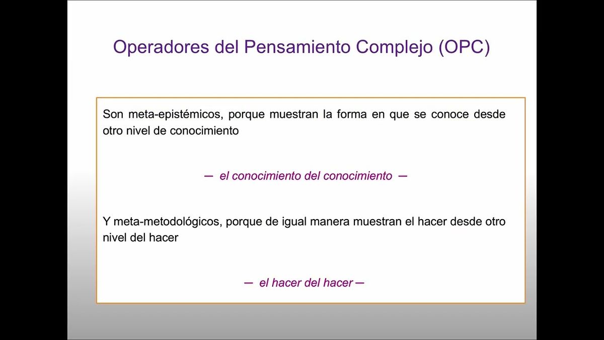 MED162 - Los Operadores del Pensamiento Complejo y los Ciclos Maquinales: una Contribución de las …