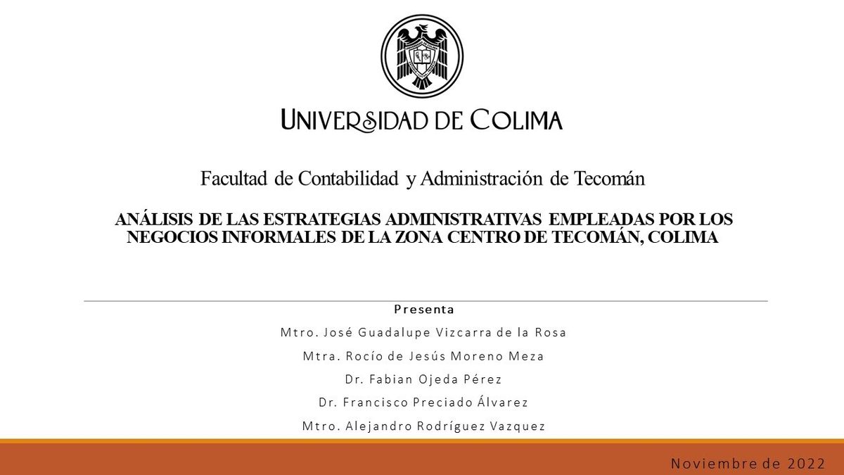 CEL408 - Análisis de las Estrategías Administrativas Empleadas por Negocios Informales de la Zona…